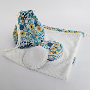 Beauty Accessories - Reusable Bamboo Face Pads, Storage & Laundry Bags